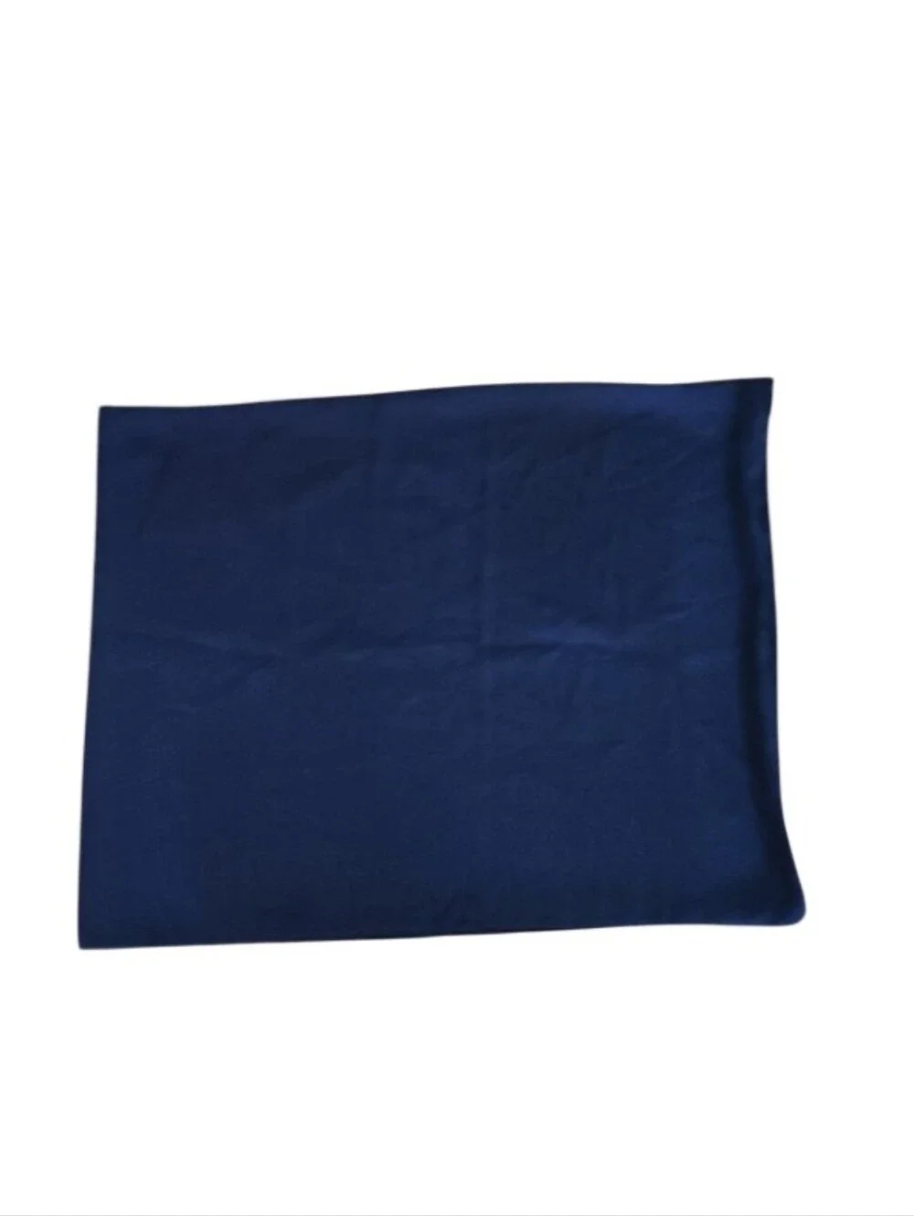Rose Neal Collection Silk Pillowcase Navy Blue Standard Zip Closure Luxury Sleep